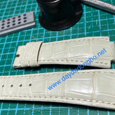 THAY DÂY DA ĐỒNG HỒ HARRY WINSTON DA CÁ SẤU CAO CẤP CHỐNG HÔI